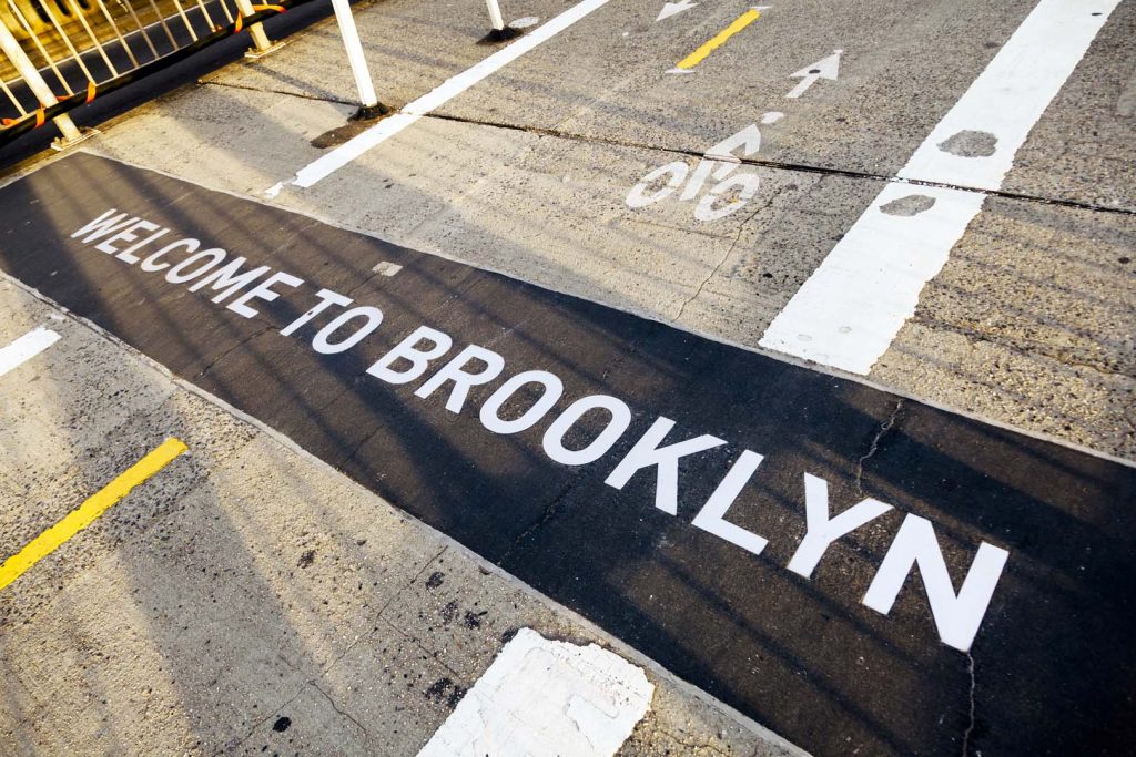 Welcome to Brooklyn Street Sign