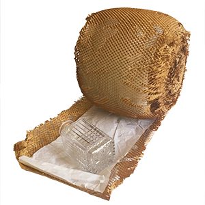 A roll of Honeycomb Protective Packing Paper